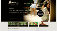 Desktop Screenshot of medalcountryclub.com